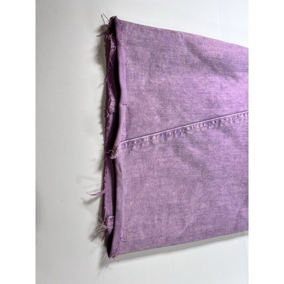 Renatta&go Flair Leg Jeans Cut Off Woman’s Sz 42 Dyed Purple. OOAK‎ - Picture 7 of 10